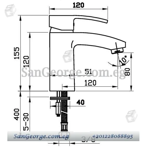 Sd-1060 خلاط حوض كوليما من سارديزاين
