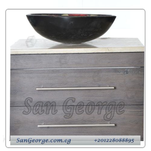 Vanity Glass Basin Wood Br-Mar-Bg-073