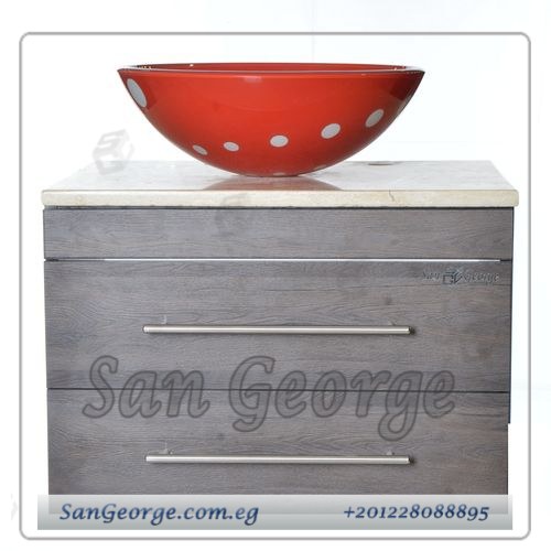 Wooden Vanity Vessel Sink Br-Mar-Bg-078