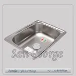 حوض مطبخ ستانلس ستيل تكنولوجيا ايطاليه 44 × 60