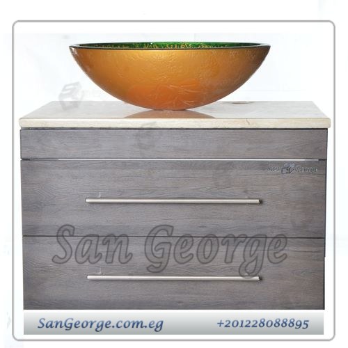 Wooden Vanity Vessel Sink Br-Mar-Bg-064