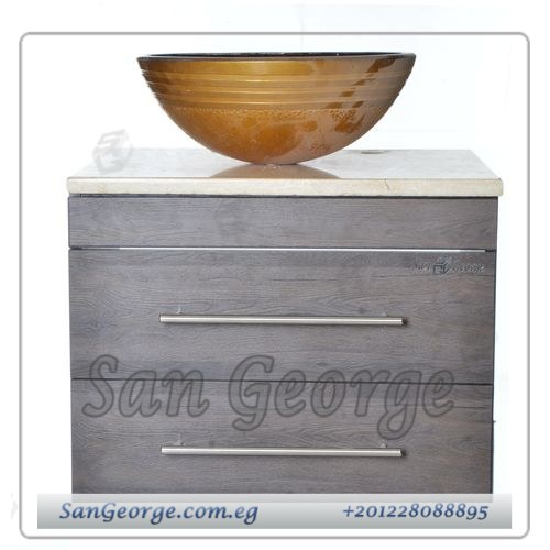 Vanity Glass Basin Wood Br-Mar-Bg-066