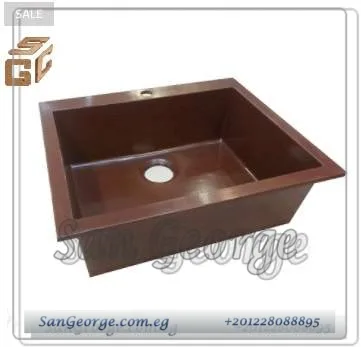 حوض مطبخ جرانيت 60 × 50 Ks-106-B من San George Design