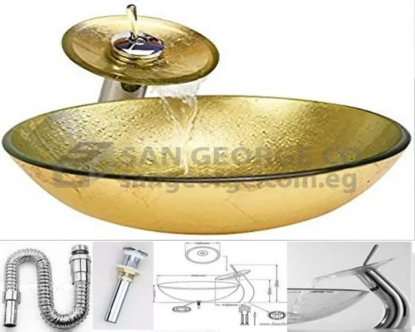 حوض زجاج الحمام A-20011-d من San George Design