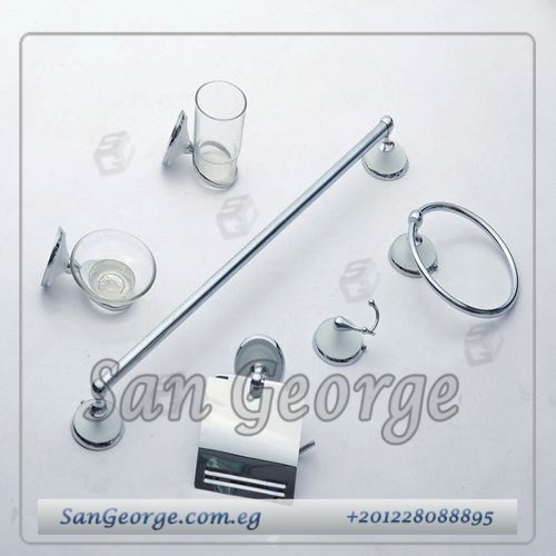 طقم صبانات ستانلس ستيل اكسسوار حمام فواطه صبانه وراقه SACC-b241703