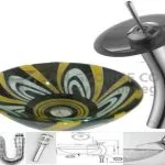 حوض حمام زجاج B-1_02 مستود