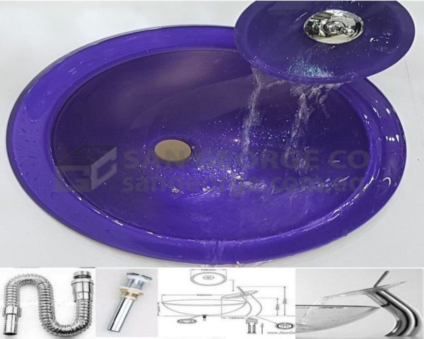 حوض حمام مودرن B-1507-MOVE2 من San George Design
