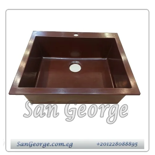 حوض مطبخ جرانيت 60 × 50 Ks-106-B من San George Design
