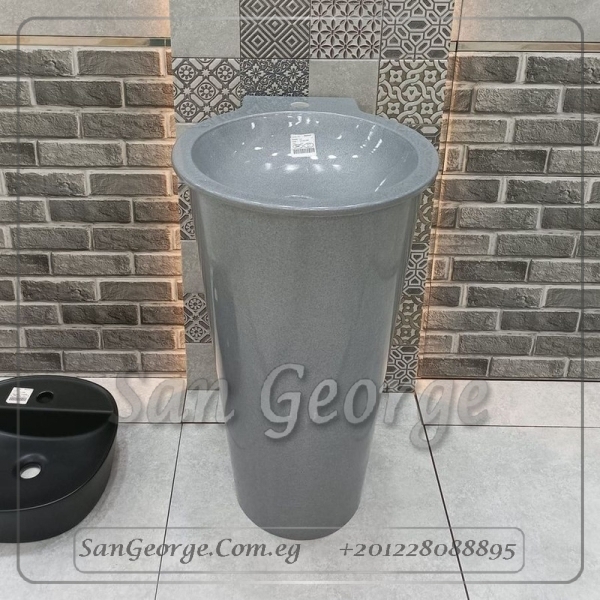 Tulip حوض ارضي Solid Surface كونو Mr-Sh-28 من San George Design