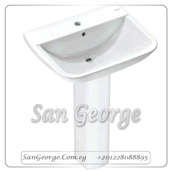 Greek Tide Q جريك تايد حوض حمام علي الارض من هانز جروهي HansGrohe