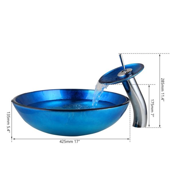 حوض حمام زجاج A-5003 من San George Design