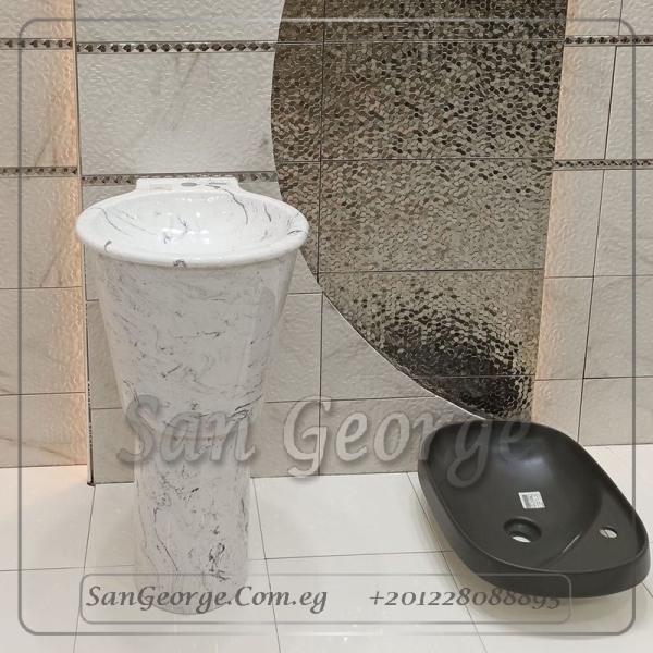 Georgio حوض رخام صناعي Solid Surface مميز Mr-Sh-33 من San George Design