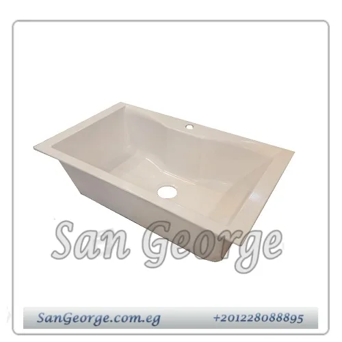 Semi Granite Kitchen sink 86 × 50 Ks-109 من San George Design