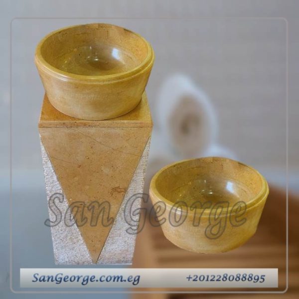 Marble Basin Beige Hand Made من San George Design