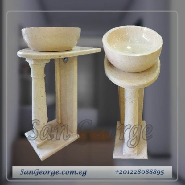 Marble Basin Beige Hand Made من San George Design