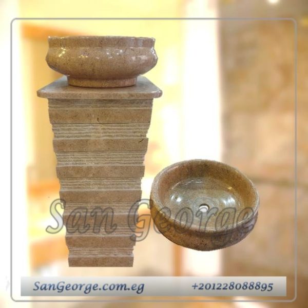 Marble Basin Alabaster Hand Made من San George Design