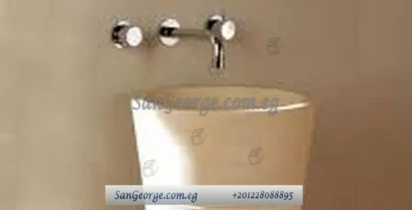 حوض رخام حمام مودرن رخام طبيعي مصري MRB-_BA-26