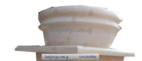 حوض رخام حمام مودرن رخام طبيعي مصري MRB-_BA-34