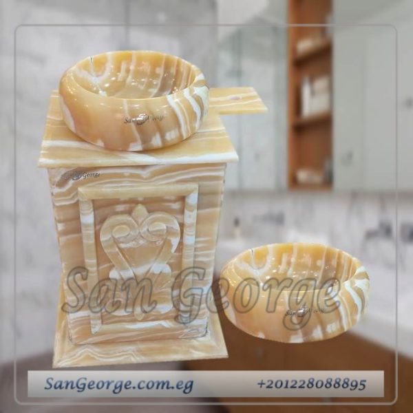 Marble Basin Alabaster Hand Made من San George Design