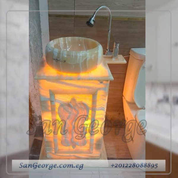 Marble Basin Alabaster Hand Made من San George Design