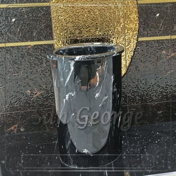 Marlo حوض Solid Surface بيضاوي Mr-Sh-43 من San George Design