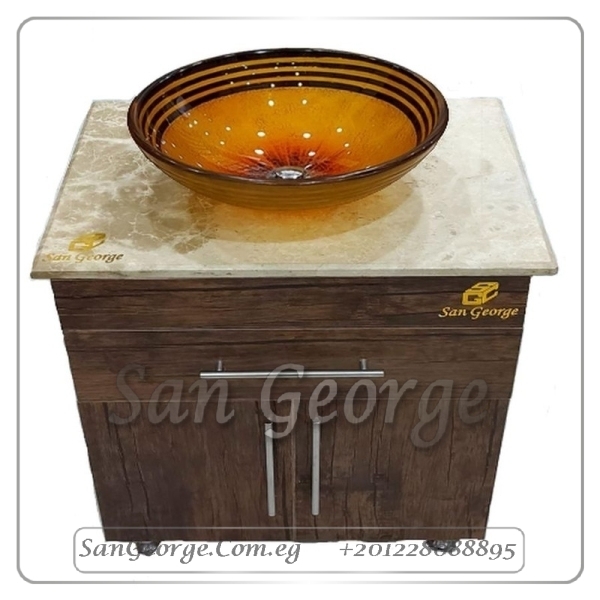 WOOD AND MARBLE UNIT SGC-U9004-A-22 BY SAN GEORGE DESIGN