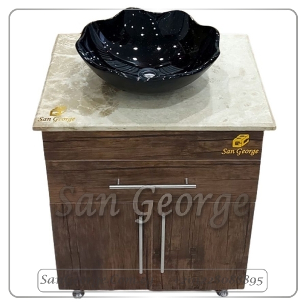 WOOD AND MARBLE UNIT SGC-U9004-A-5 BY SAN GEORGE DESIGN