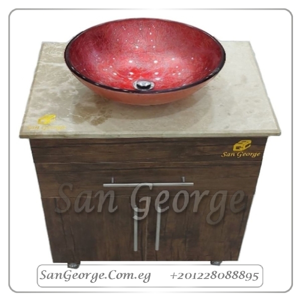 WOOD AND MARBLE UNIT SGC-U9004-A-12 BY SAN GEORGE DESIGN