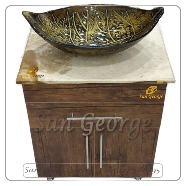 WOOD AND MARBLE UNIT SGC-U9004-C-1 BY SAN GEORGE DESIGN