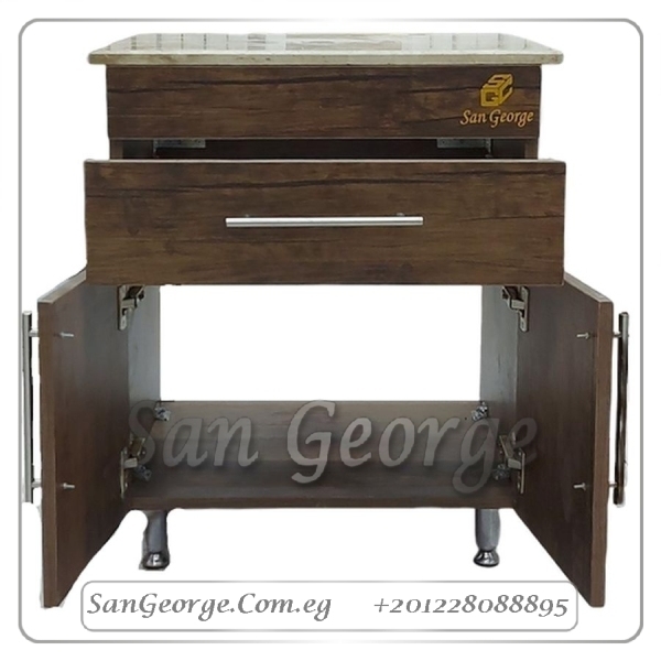 WOOD AND MARBLE UNIT SGC-U9004-A-10 BY SAN GEORGE DESIGN