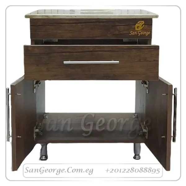 WOOD AND MARBLE UNIT SGC-U9004-A-10 BY SAN GEORGE DESIGN