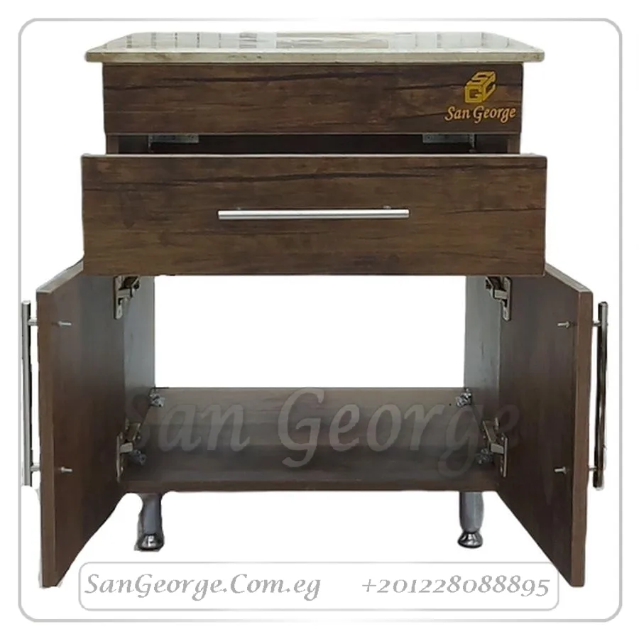 WOOD AND MARBLE UNIT SGC-U9004-A-10 BY SAN GEORGE DESIGN