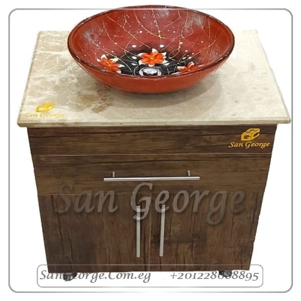 WOOD AND MARBLE UNIT SGC-U9004-A-16 BY SAN GEORGE DESIGN
