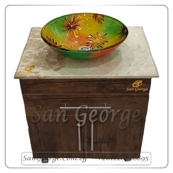 WOOD AND MARBLE UNIT SGC-U9004-A-17 BY SAN GEORGE DESIGN