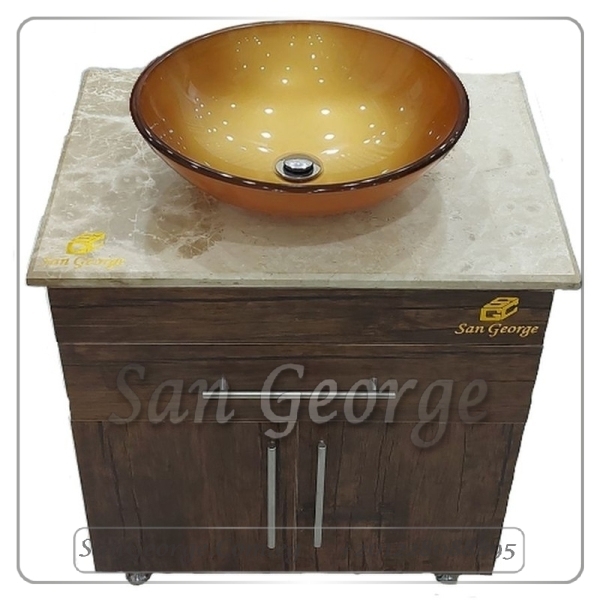 WOOD AND MARBLE UNIT SGC-U9004-A-10 BY SAN GEORGE DESIGN
