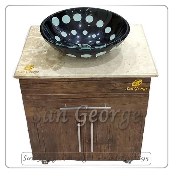 WOOD AND MARBLE UNIT SGC-U9004-A-18 BY SAN GEORGE DESIGN