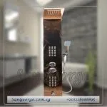 عامود شاور ستانلس جاكوزي بني نحاسي فاميه بال خلاط وب سماعه وجتات مياه