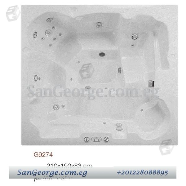 Spa سبا 213×190 بانيو من ايديال ستاندرد