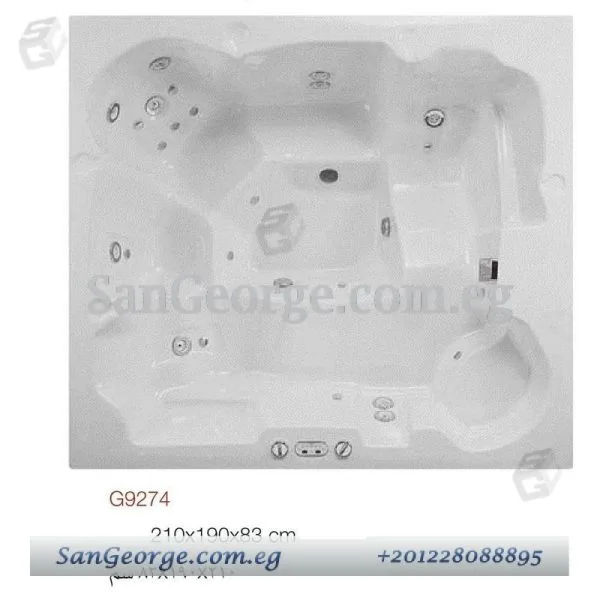 Spa سبا 213×190 بانيو من ايديال ستاندرد