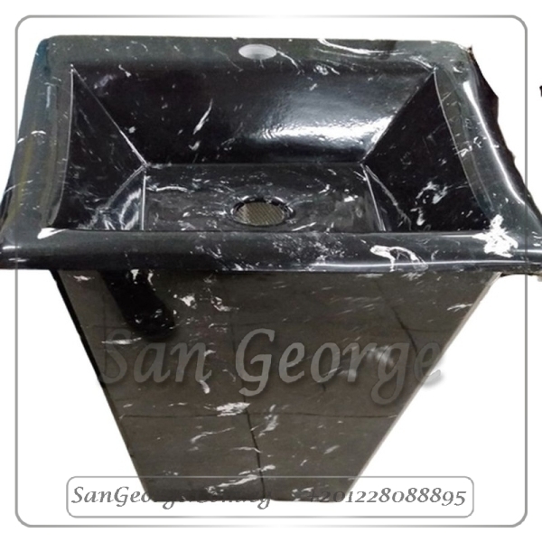 Cesilia حوض Solid Surface مربع Mr-Sh-57 من San George Design