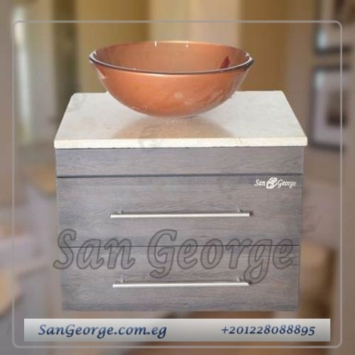 Wooden Vanity Vessel Sink Br-Mar-Bg-029