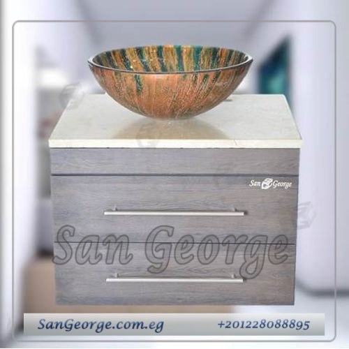 Wooden Vanity Vessel Sink Br-Mar-Bg-036