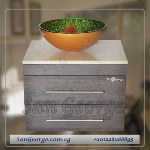 Wooden Vanity Vessel Sink Br-Mar-Bg-064