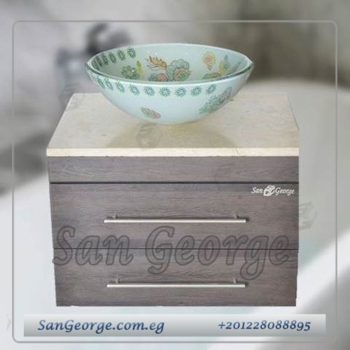 Wooden Vanity Vessel Sink Br-Mar-Bg-071