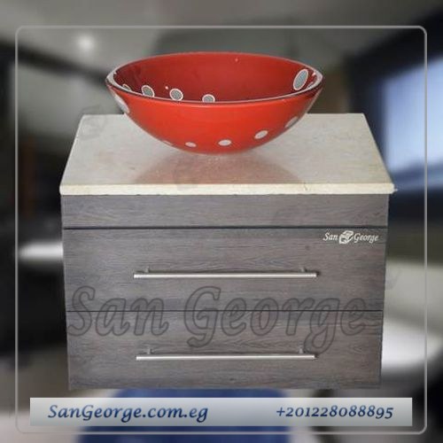 Wooden Vanity Vessel Sink Br-Mar-Bg-078