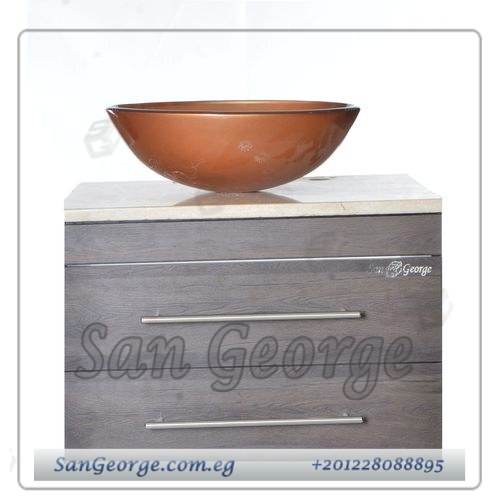 Wooden Vanity Vessel Sink Br-Mar-Bg-029