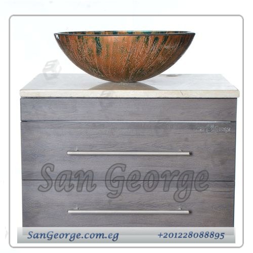 Wooden Vanity Vessel Sink Br-Mar-Bg-036