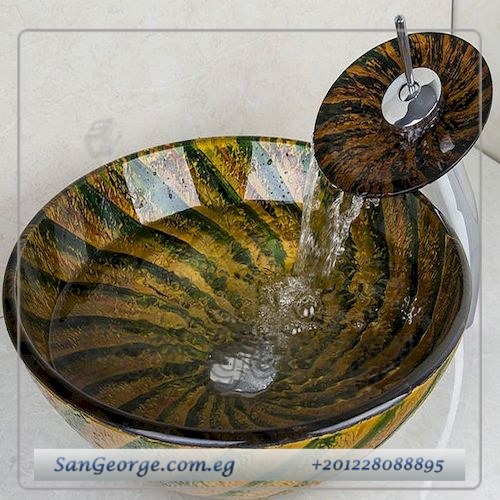 Wooden Vanity Vessel Sink Br-Mar-Bg-036