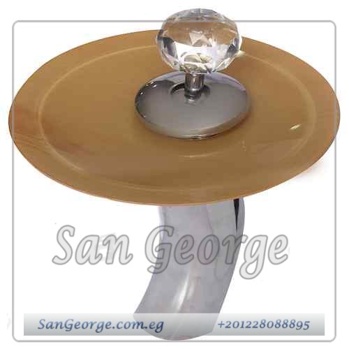 خلاط حوض شلال مقبض كريستال من San George Design xg-217