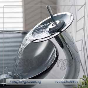 خلاط شلال زجاج بلو شفاف Xwf-172 من سان جورج ديزاين San George Design